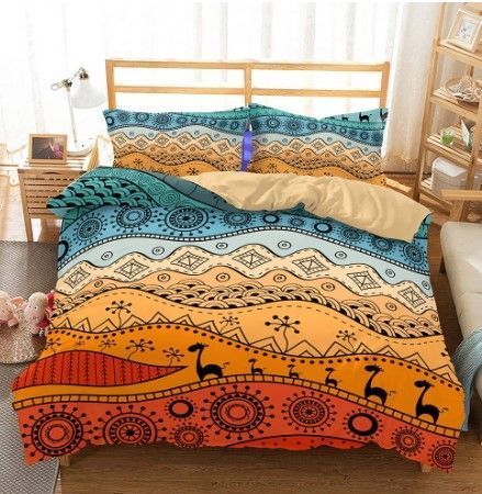 Giraffe Pattern Bedding Set