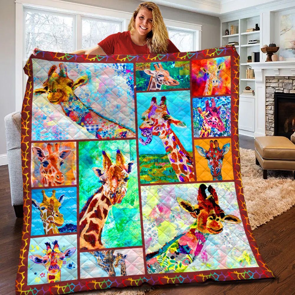 Giraffe Quilt Blanket BBB070255HT
