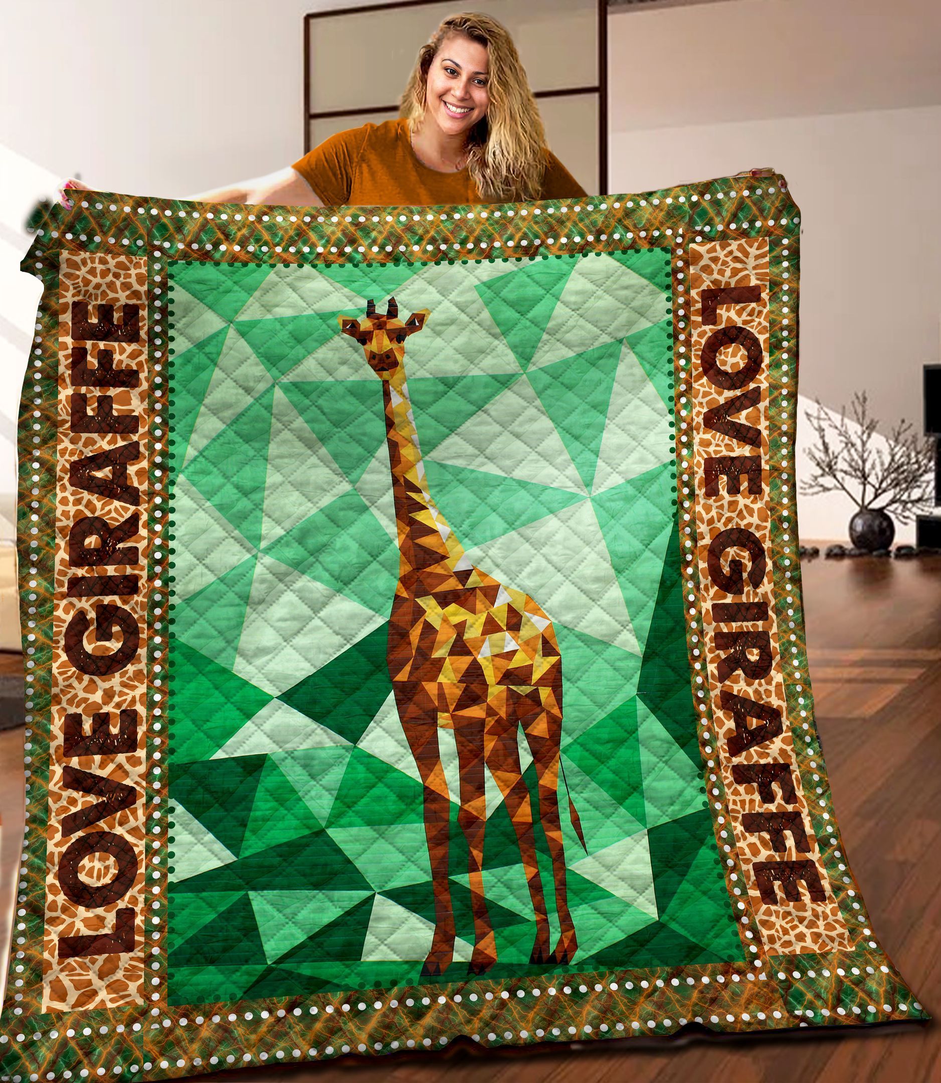 Giraffe Quilt Blanket C9B250307HD