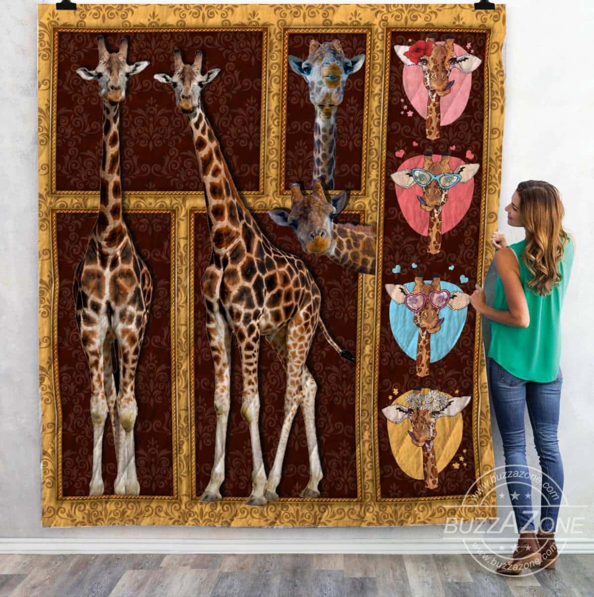 Giraffe Quilt Blanket DHC13123793VT