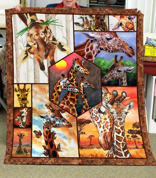 Giraffe Quilt Blanket DHC150120643TD
