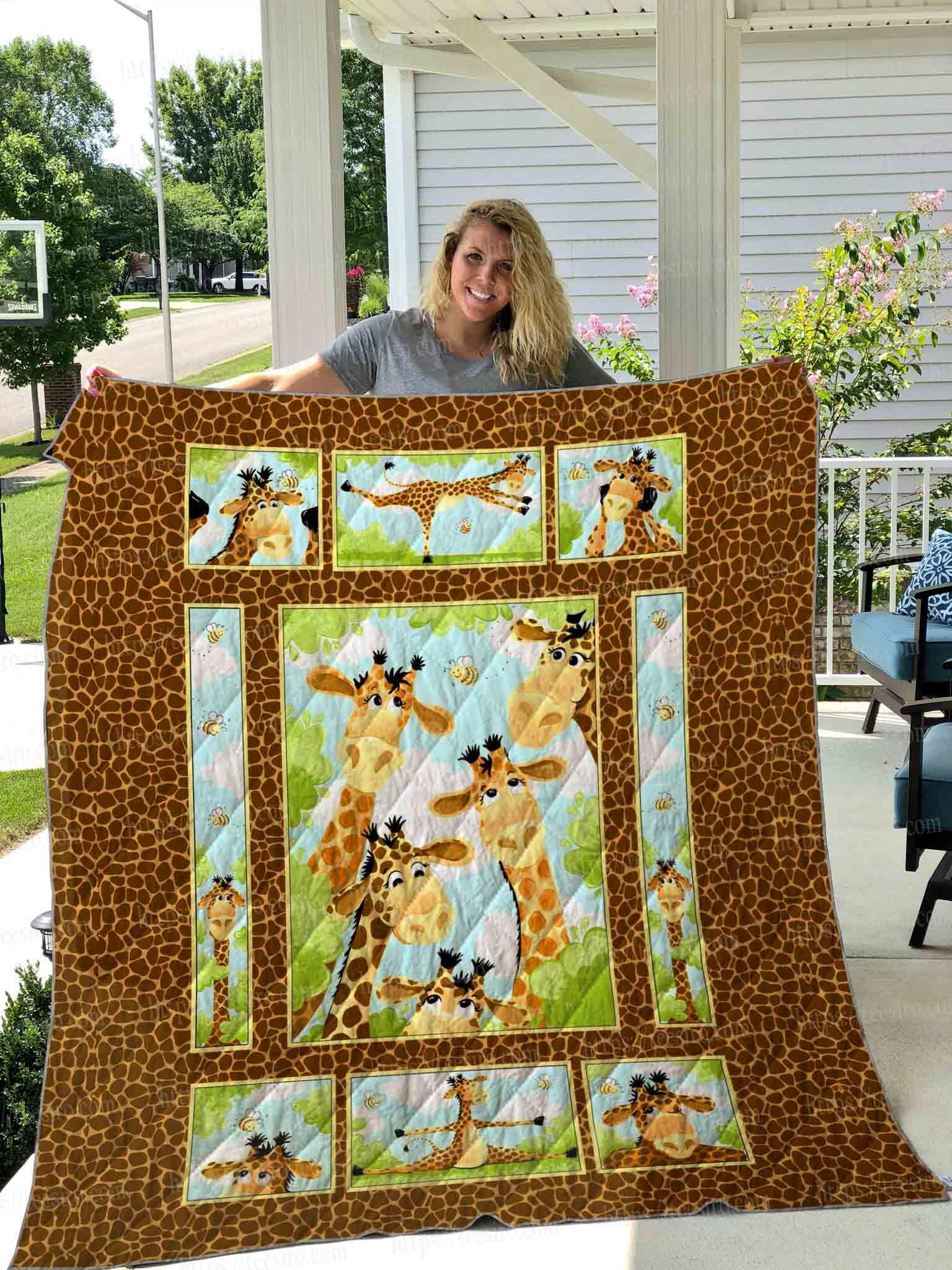 Giraffe Quilt Blanket DHC1501762VT