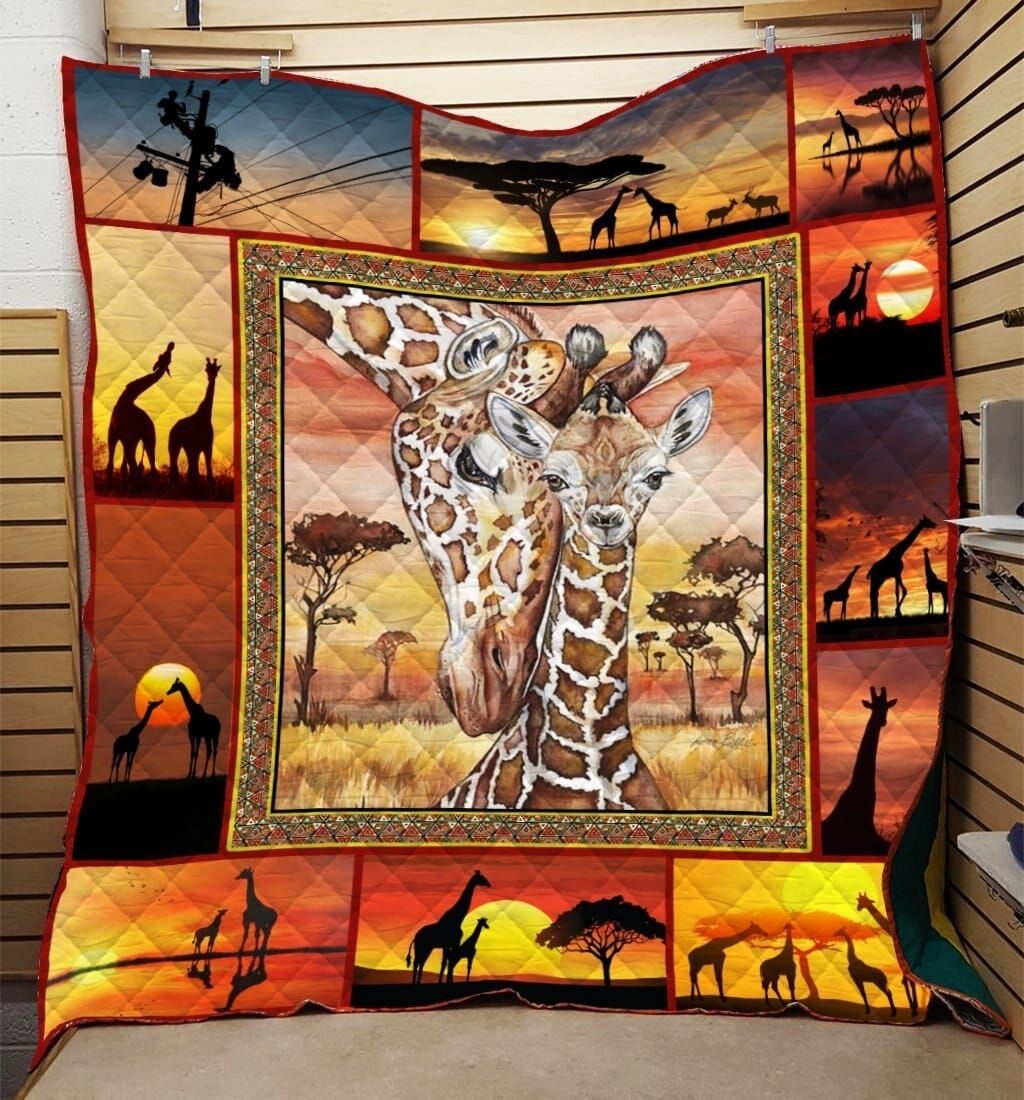 Giraffe Return To Me Quilt Blanket DHC020120279TD