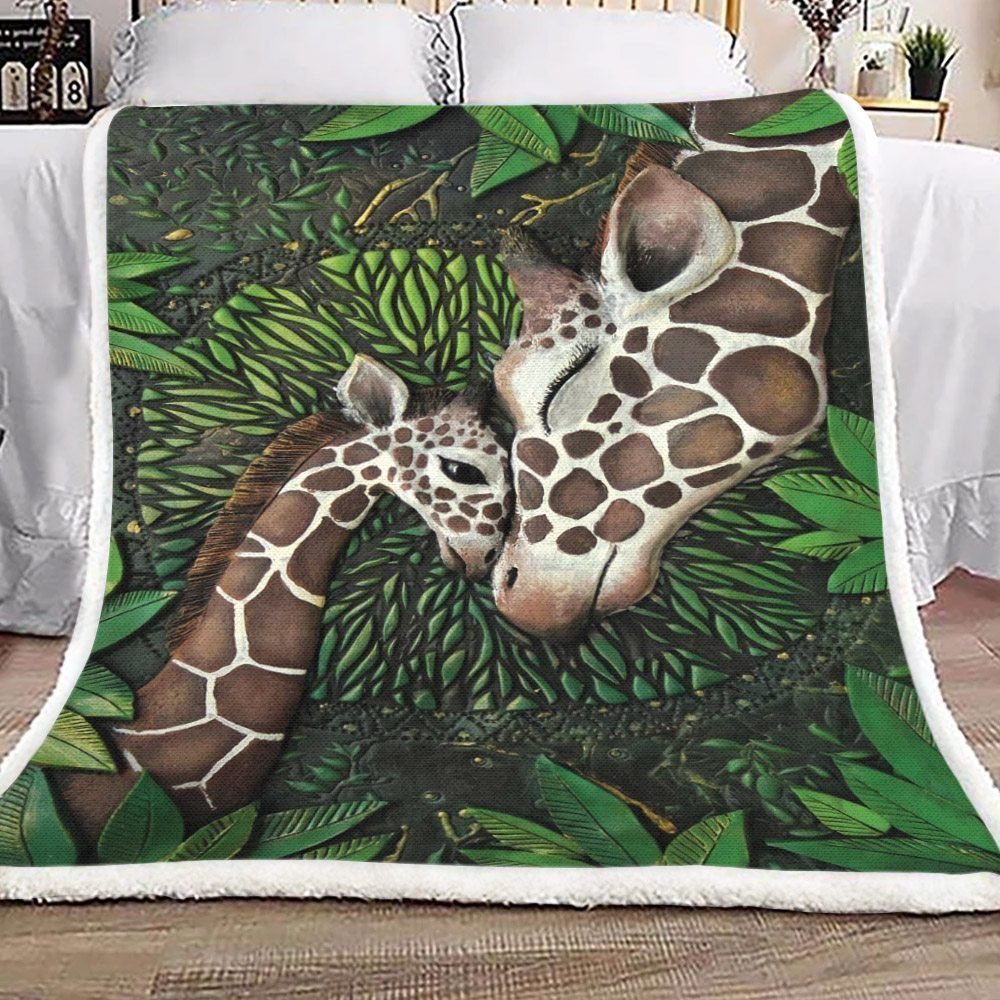 Giraffe Sherpa Fleece