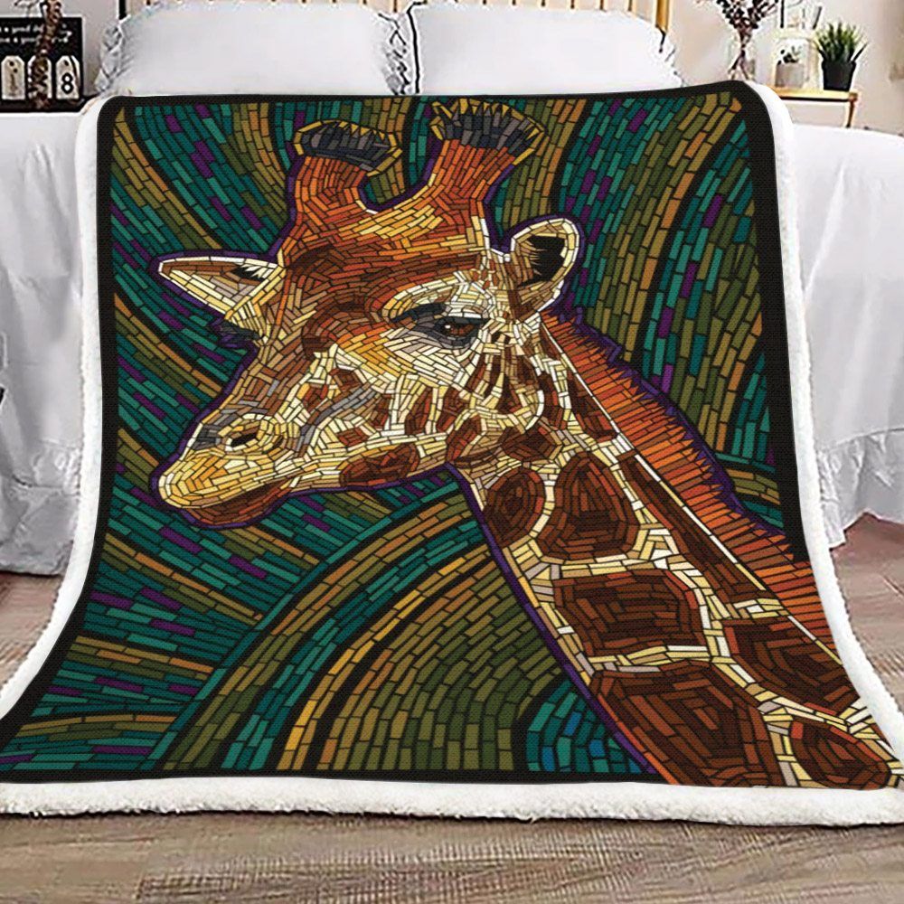 Giraffe Sherpa Fleece