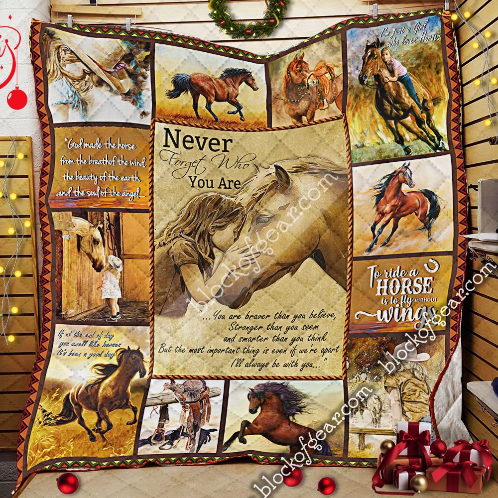 Girl Horse LNT0712043 Quilt Blanket
