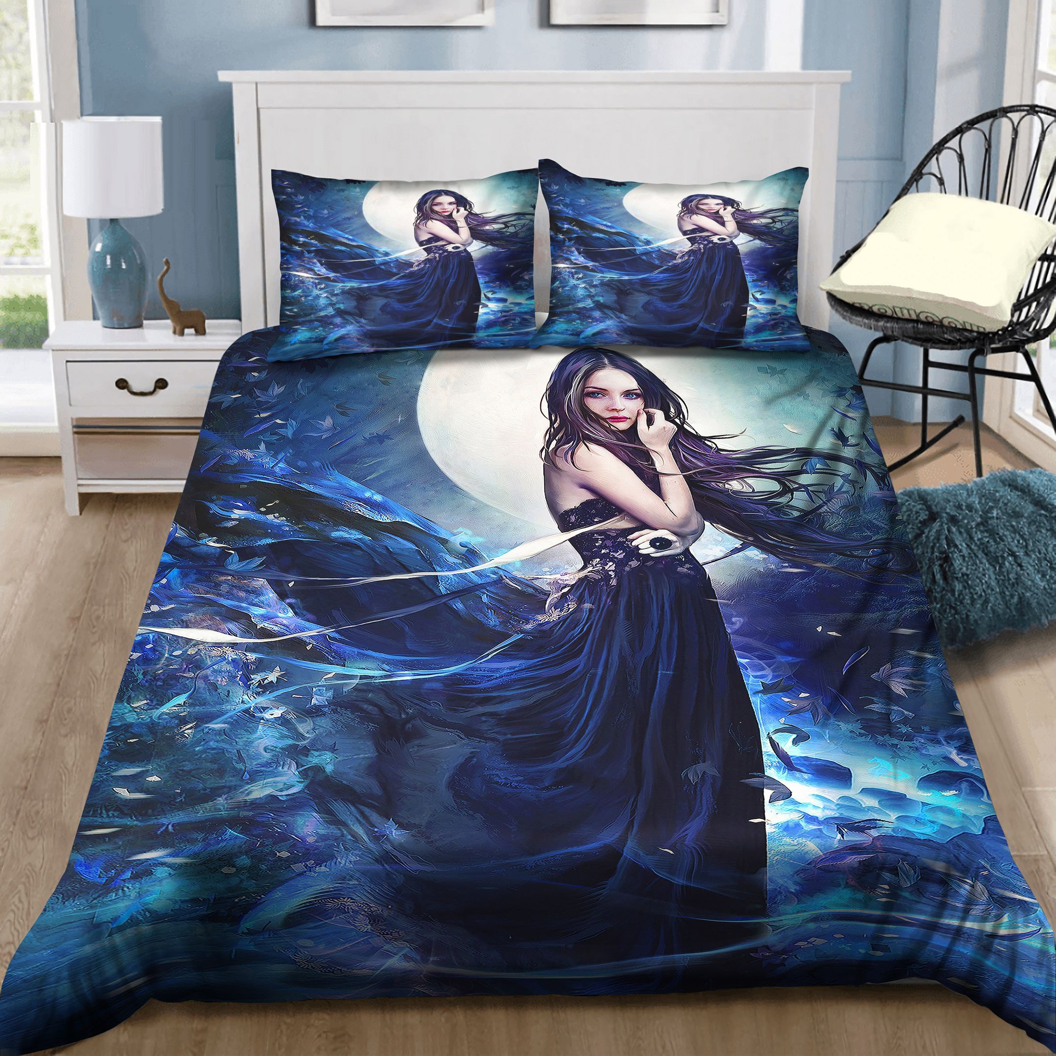 Girl In The Heaven Bedding Set