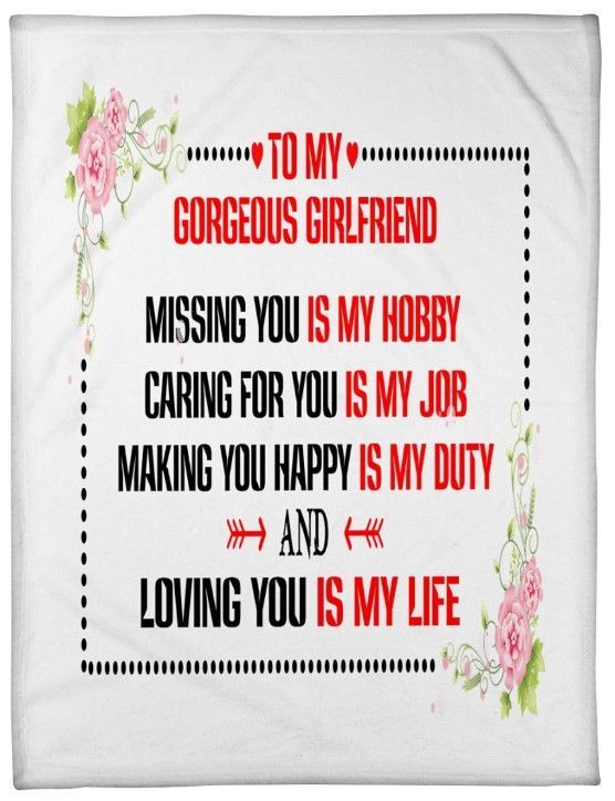 Girlfriend Sherpa Fleece Blanket