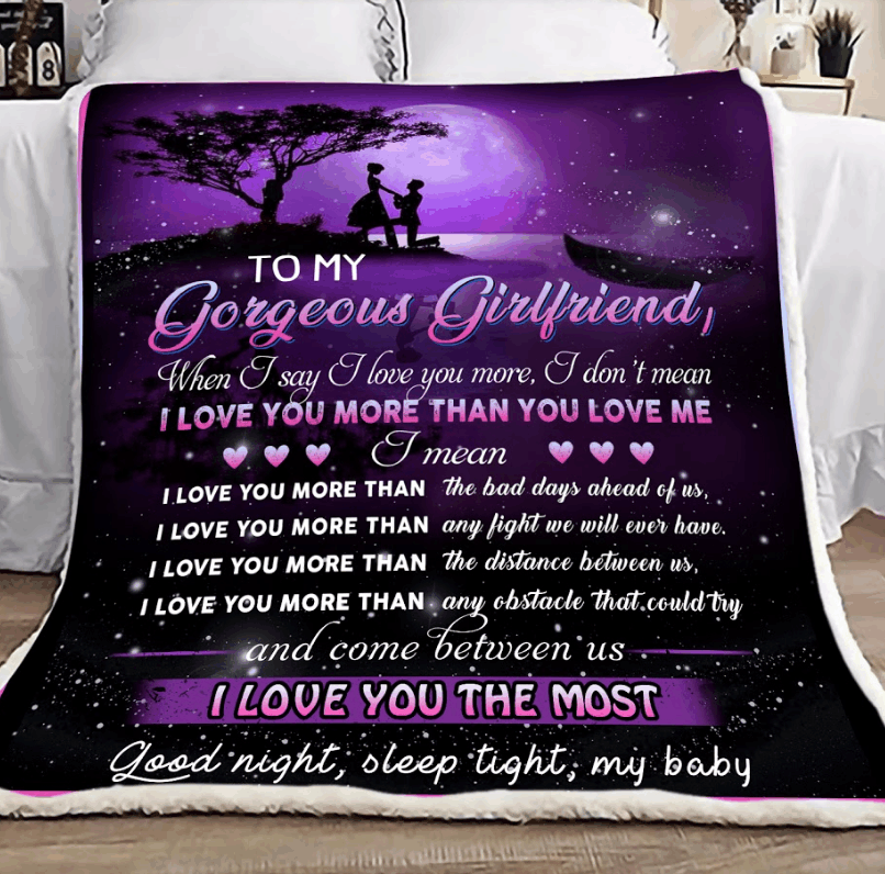 Girlfriend Sherpa Fleece Blanket