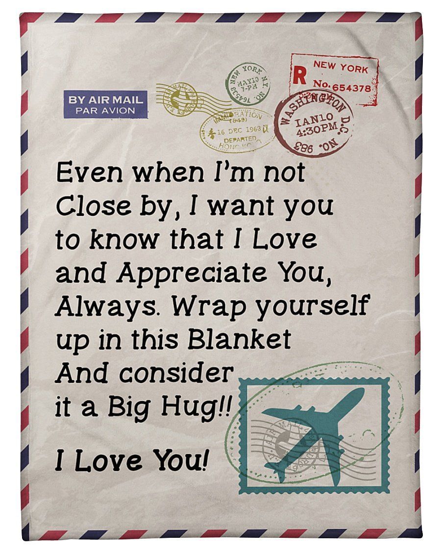 Giving Pilot’s Wife I Love And Appreciate You Always Fleece Blanket Fleece Blanket