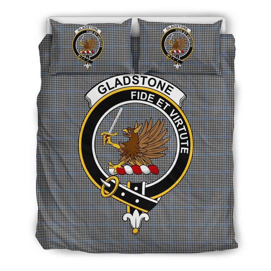 Gladstone Clan Badge Tartan Bedding Set
