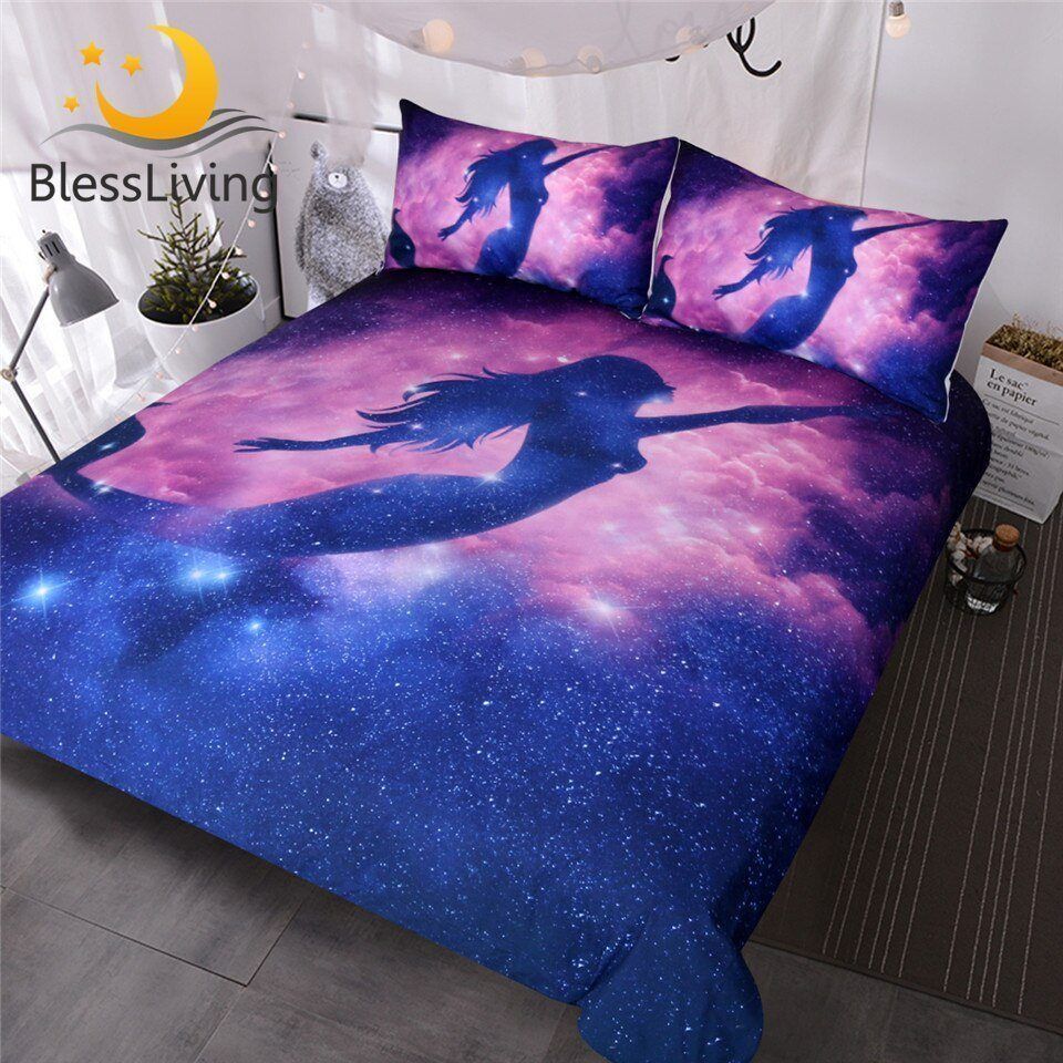 Glitter Mermaid Bedding Set