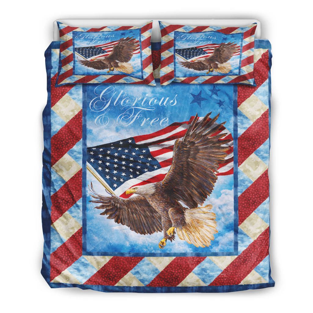 Glorious And Free American Eagle Bedding Set