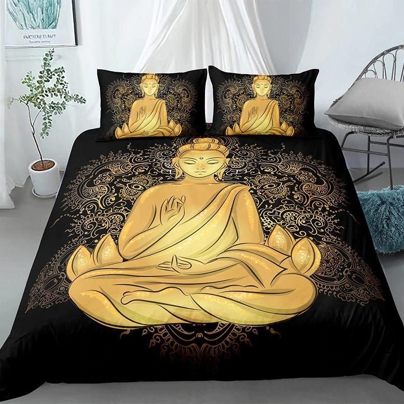 Glowing Buddha Dragon Bedding Set