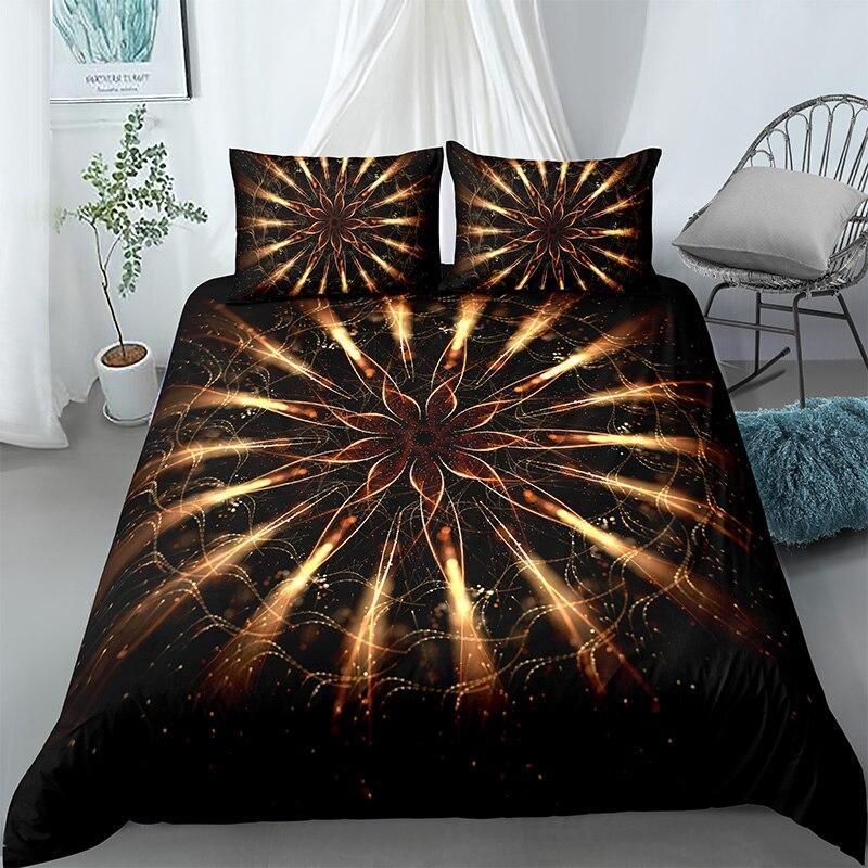 Glowing Leaf Bedding Set