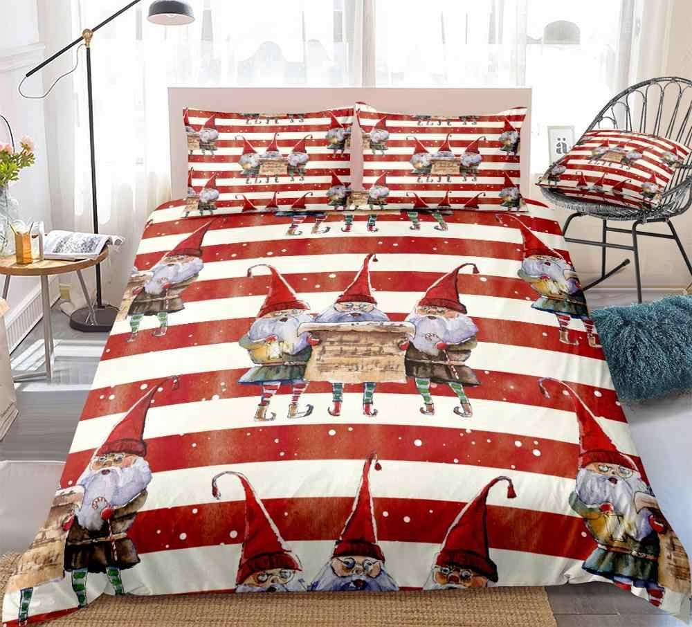 Gnome Christmas Bedding Set