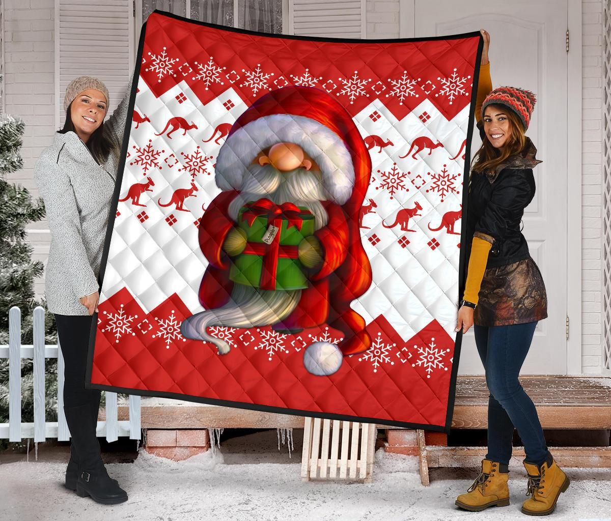 Gnome Christmas DAC171174 Quilt Blanket