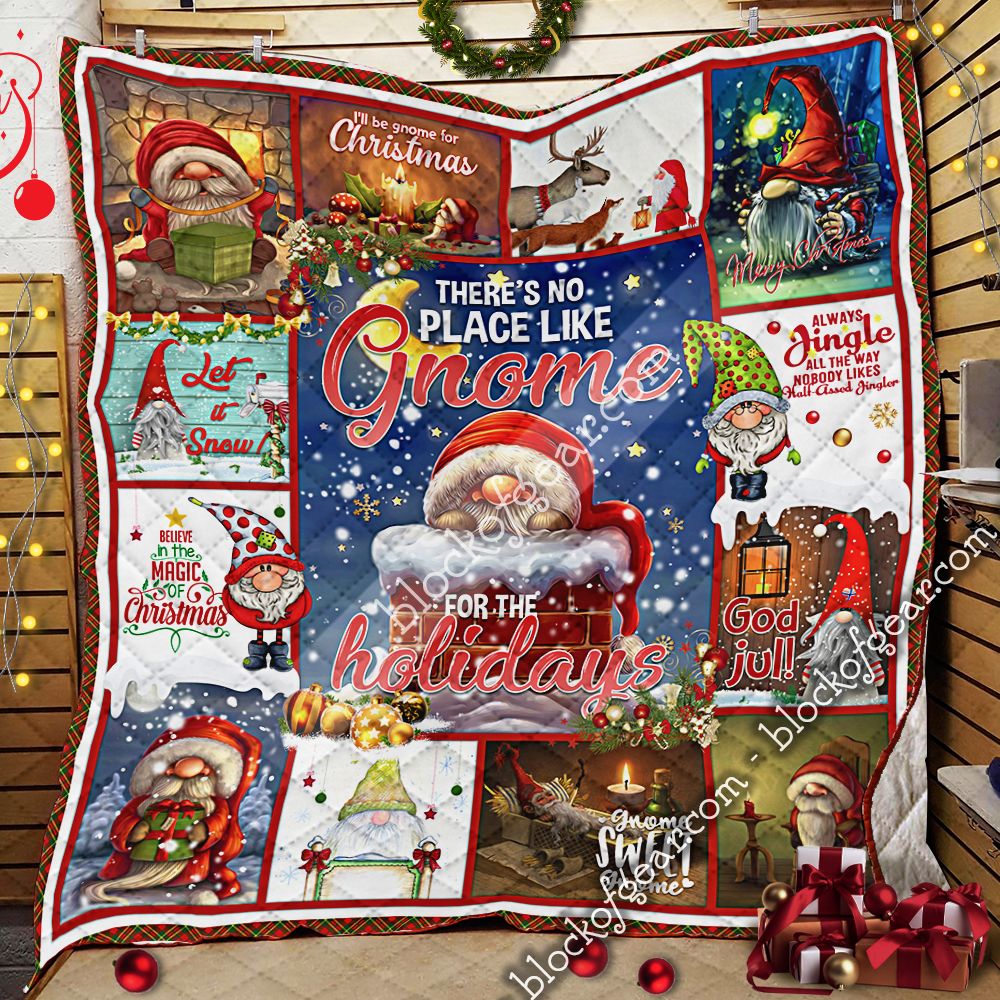 Gnome Christmas DAC171198 Quilt Blanket