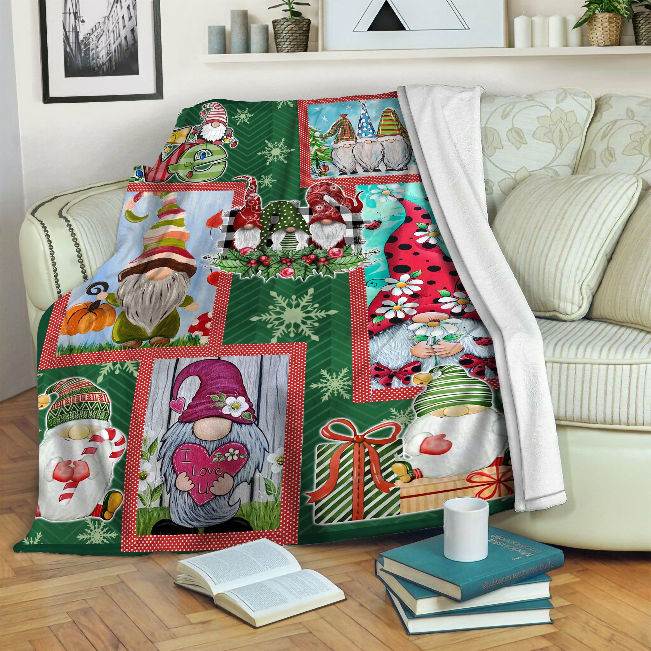 Gnome Fleece Blanket