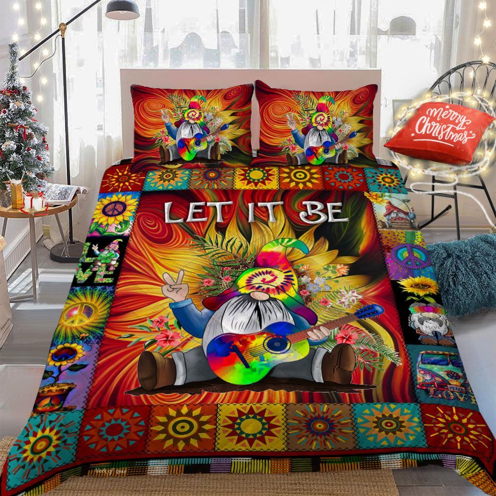 Gnome Hippie Bedding Set