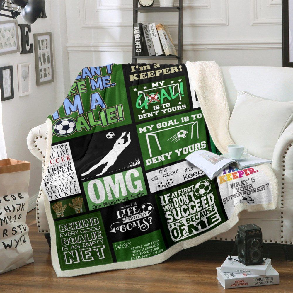 Goalkeeper Sherpa Fleece Blanket