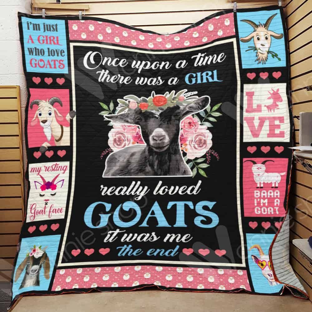 Goat 1 GS-CL-LD0611 Quilt Blanket