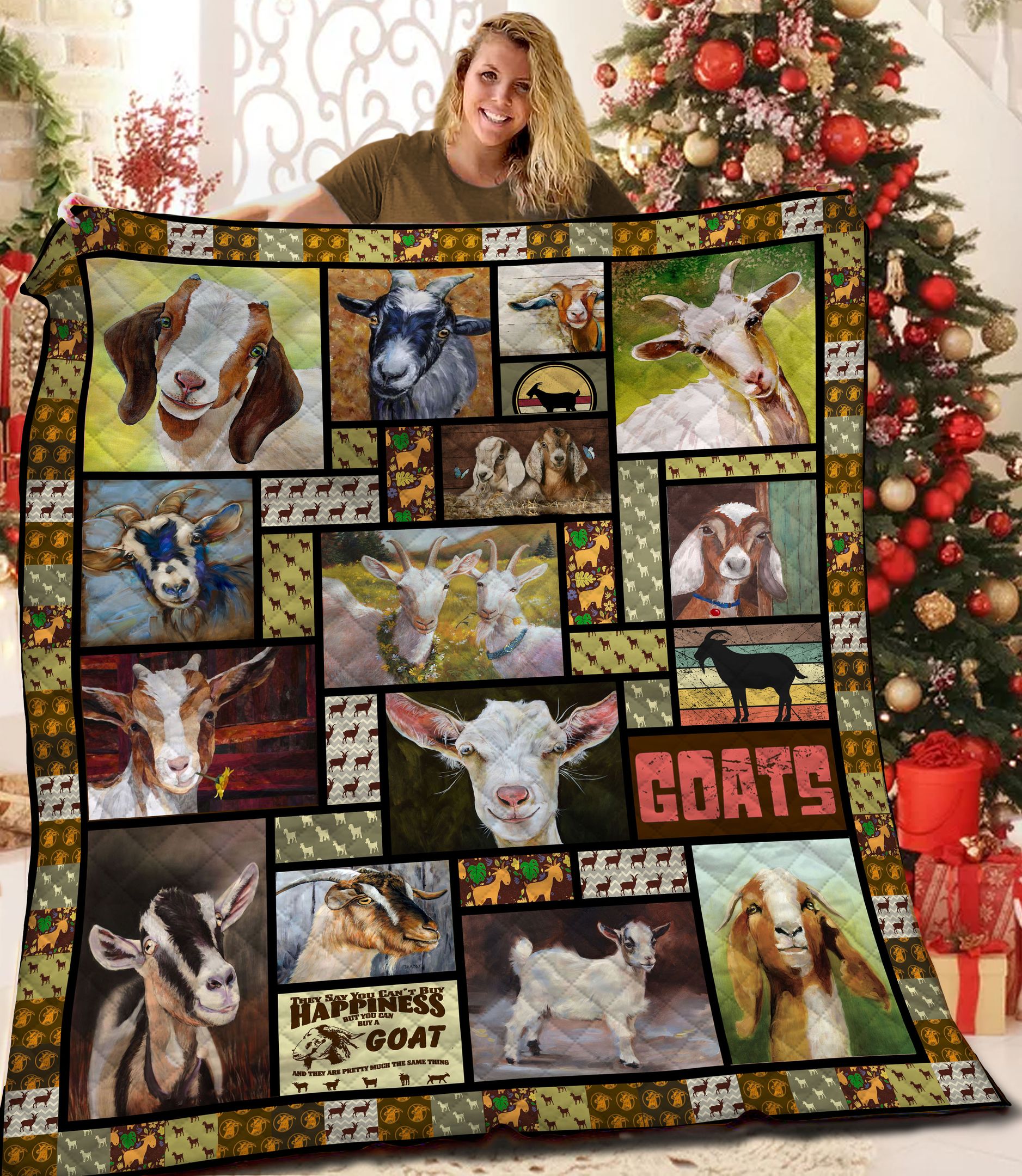 Goat BBB091125MH Quilt Blanket