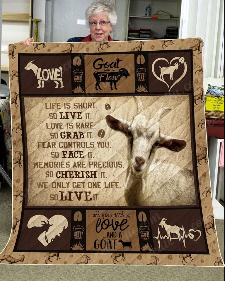 Goat Big Goat Lover Quilt Blanket DHC31121144TD