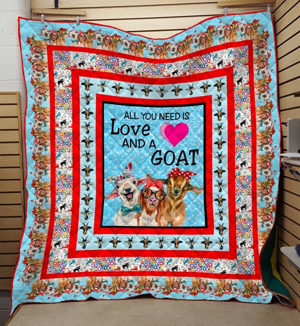 Goat Calm And Passion Quilt Blanket DHC31121917TD