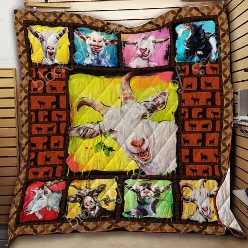Goat CL19100368MDQ Quilt Blanket