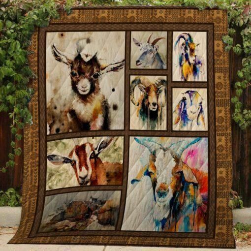 Goat Cute GS-CL-KC0808 Quilt Blanket