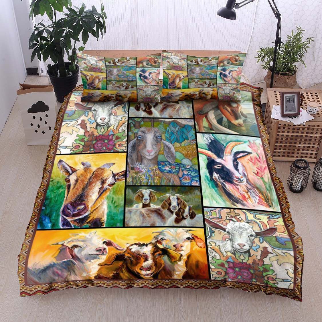 Goat Happy Life Bedding Set