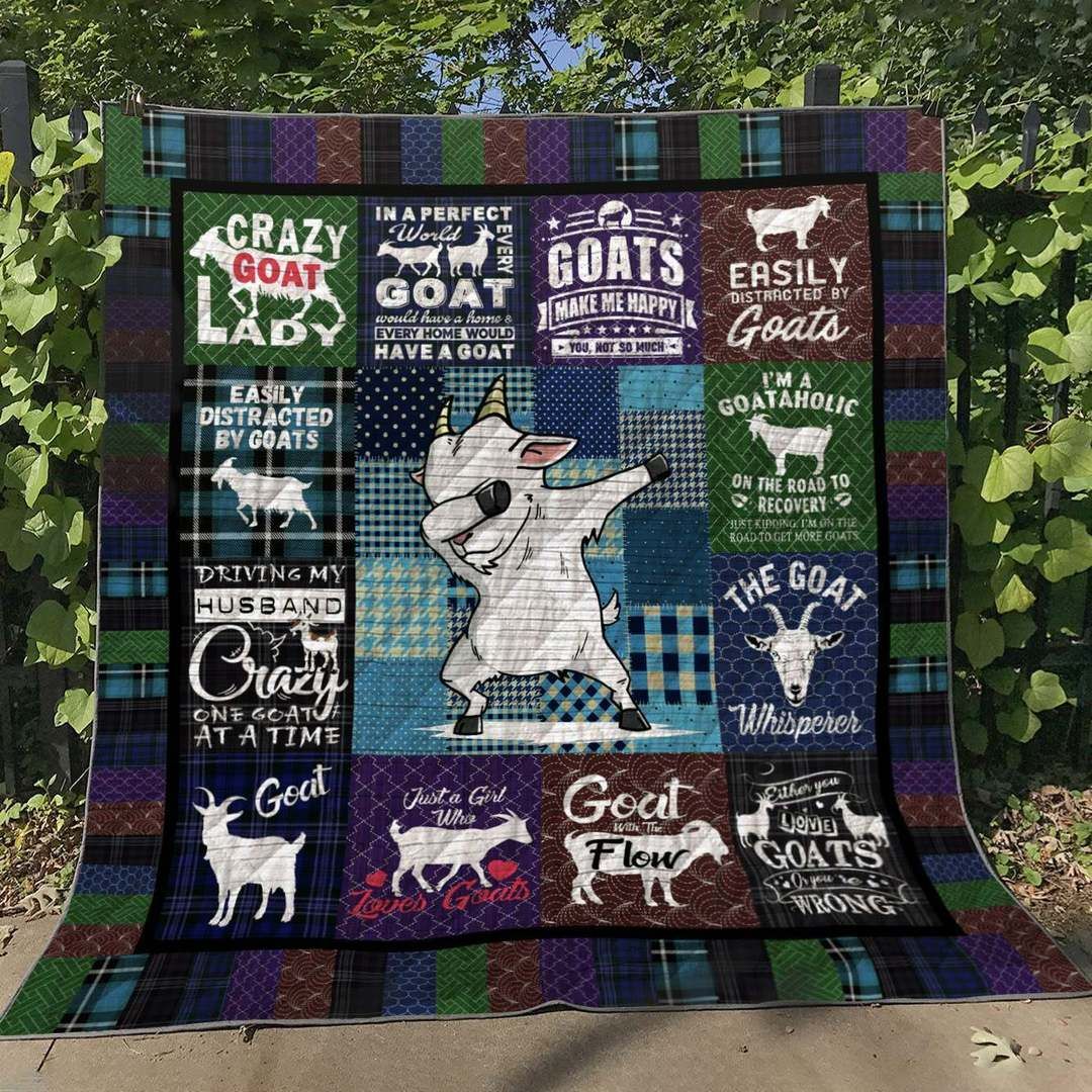 Goat HN240519 Quilt Blanket