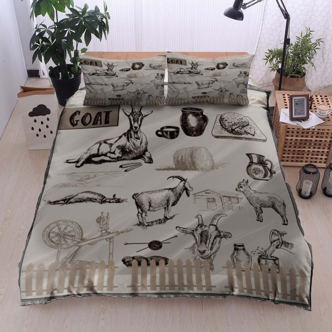 Goat Life In Farm Bedding Set