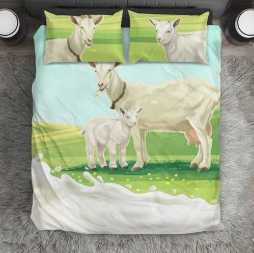 Goat Mom Bedding Set