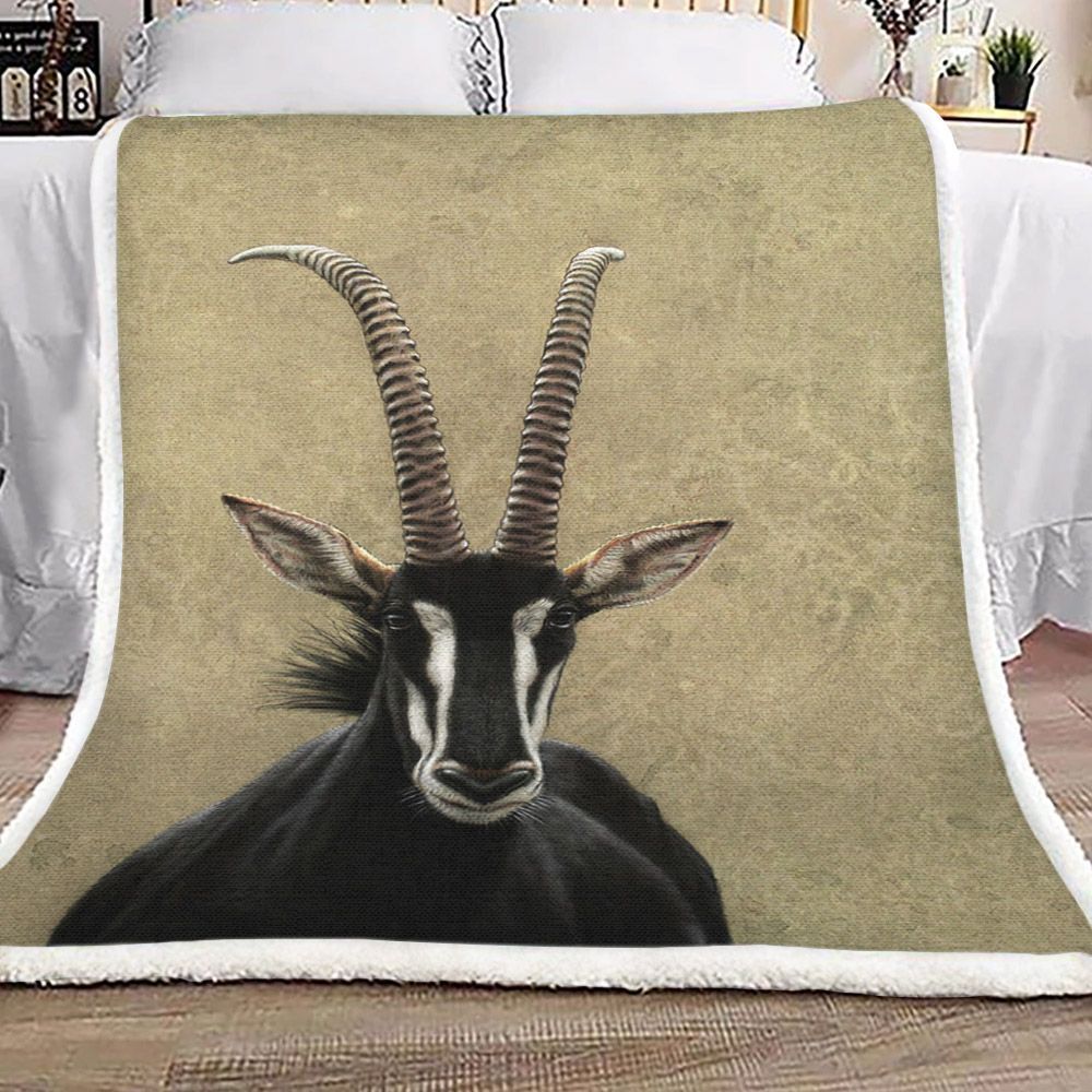 Goat Sherpa Fleece Blanket