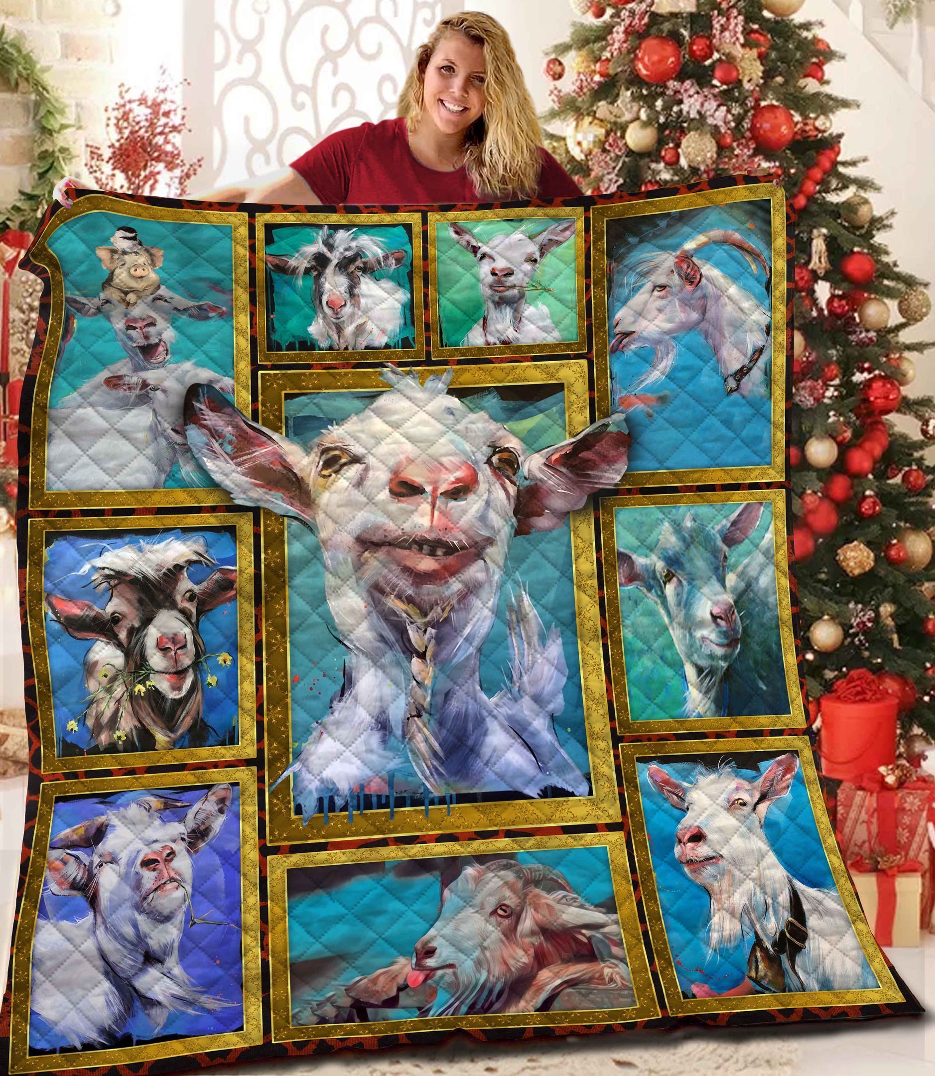 Goat Quilt Blanket BBB261028NB