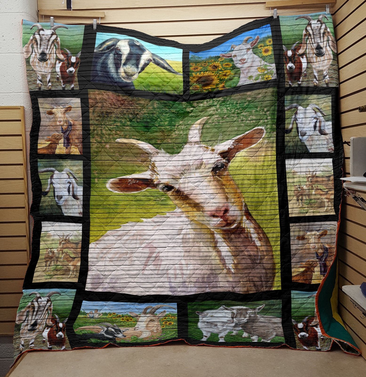 Goat Quilt Blanket DHC13121371VT
