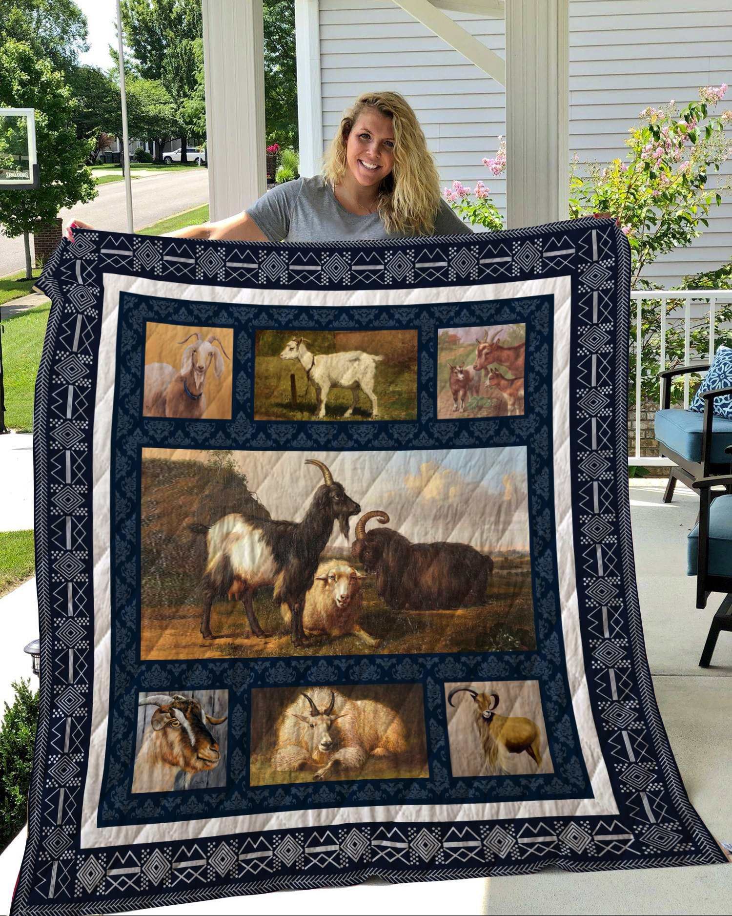 Goat Quilt Blanket DHC2911101VT