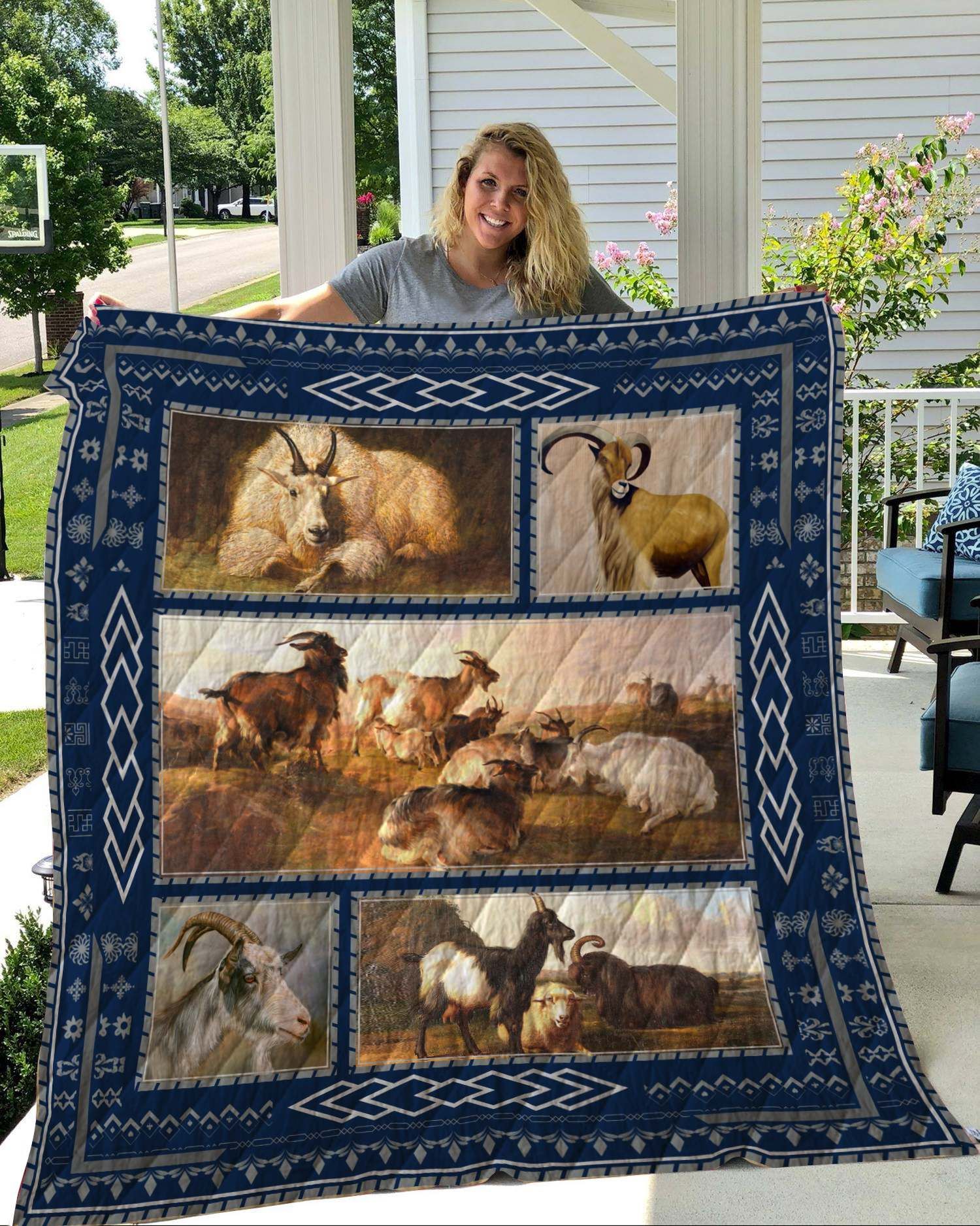 Goat Quilt Blanket DHC2911103VT