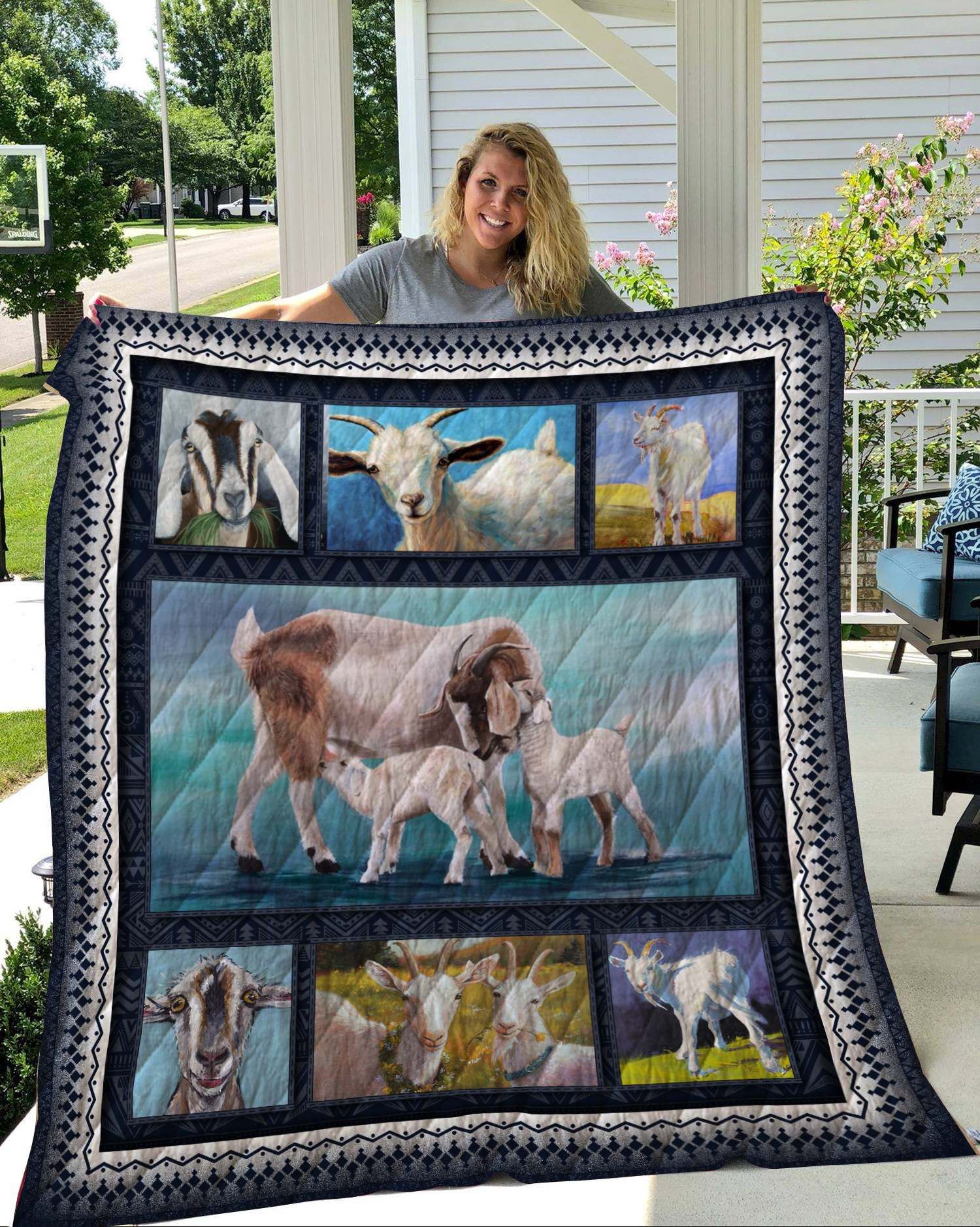 Goat Quilt Blanket DHC291199VT