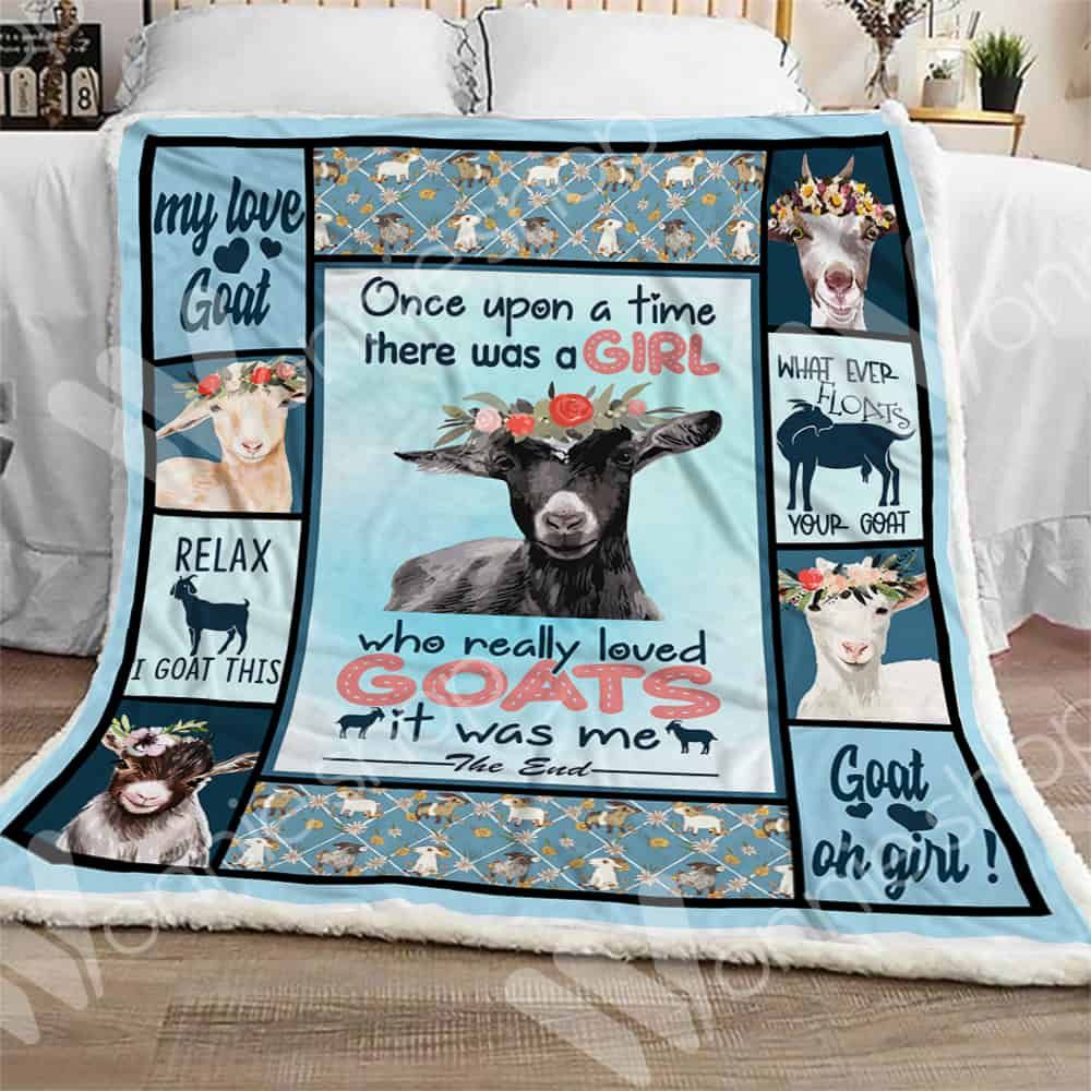 Goat Sherpa Quilt Blanket DHC0102506TD