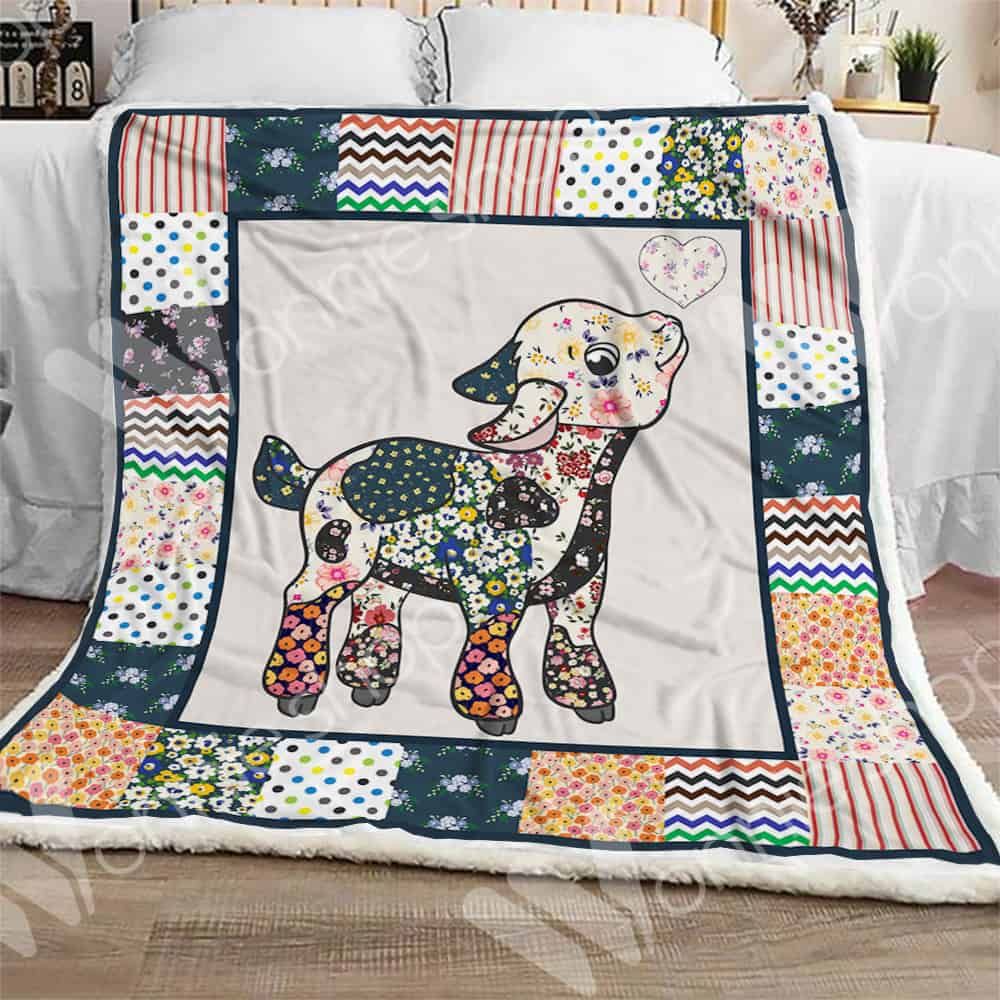 Goat Sherpa Quilt Blanket DHC0102526TD