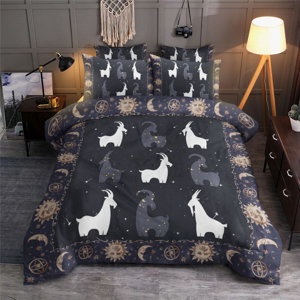 Goat Stars And Goats Bedding Set