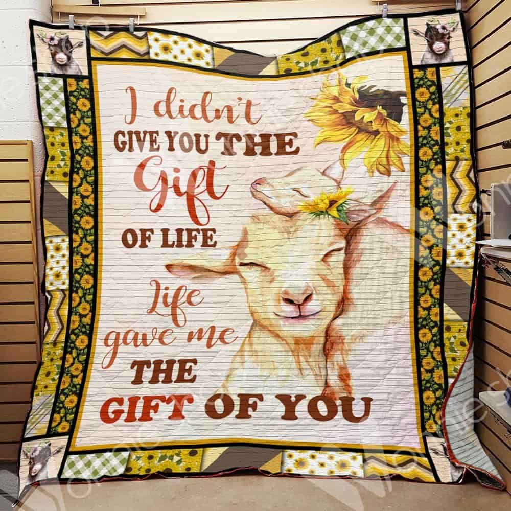 Goat Sunflower Quilt Blanket DHC05021296TD