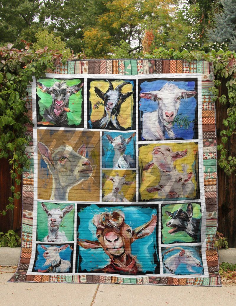 Goat Twenty Shades Of Goats Quilt Blanket DHC020120922TD