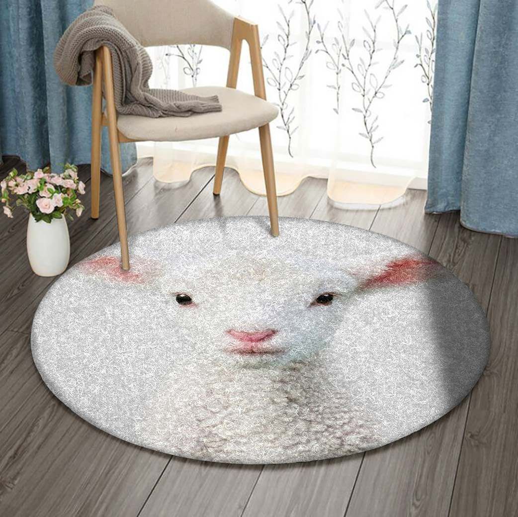 Goat Round Carpet