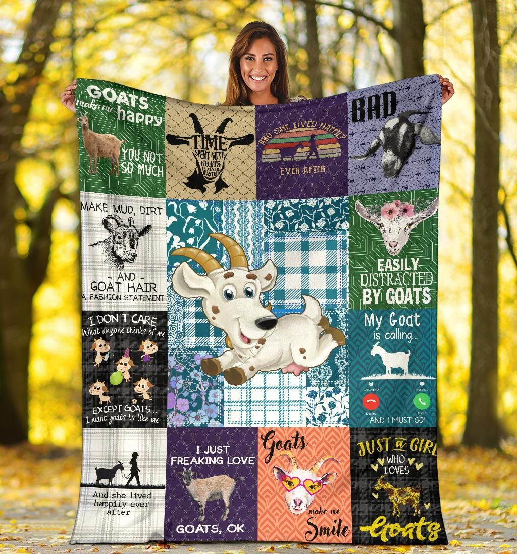 Goats Fleece Blanket