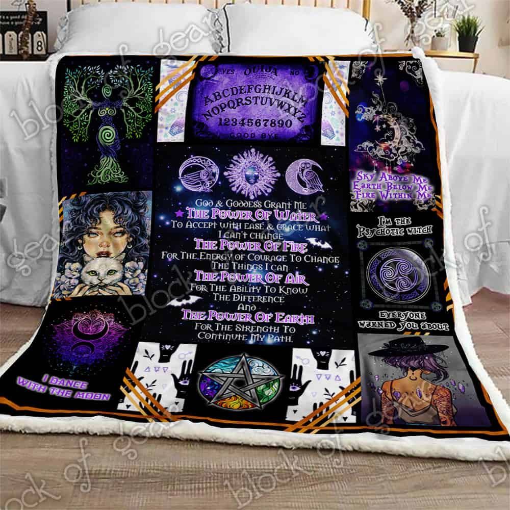 God & Goddess Grant Me Wicca Fleece Blanket