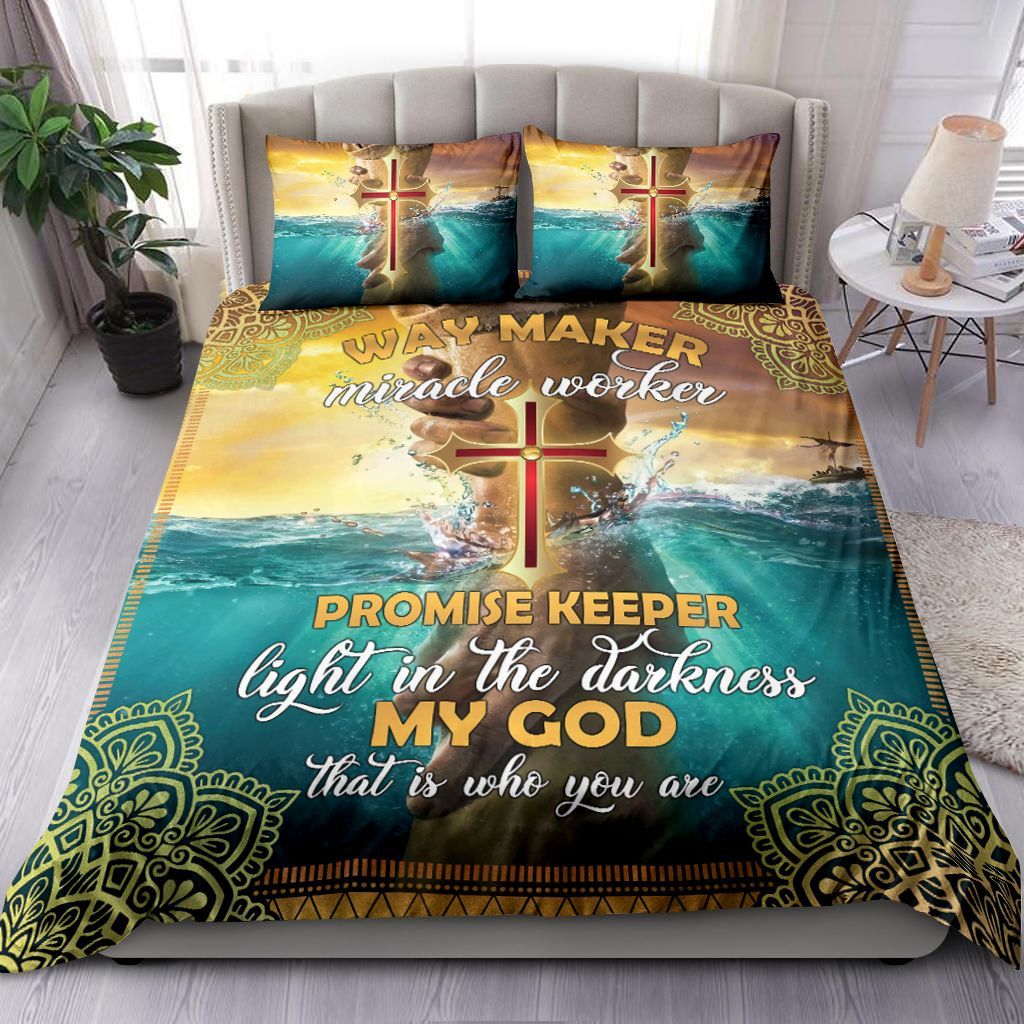 God Jesus Save Bedding Set